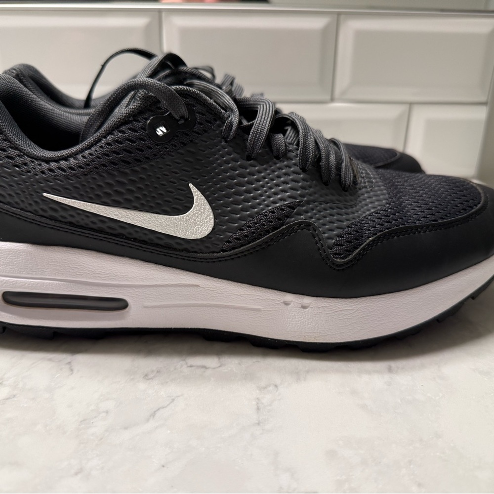 Nike Golf Black and White Air Max Sneakers